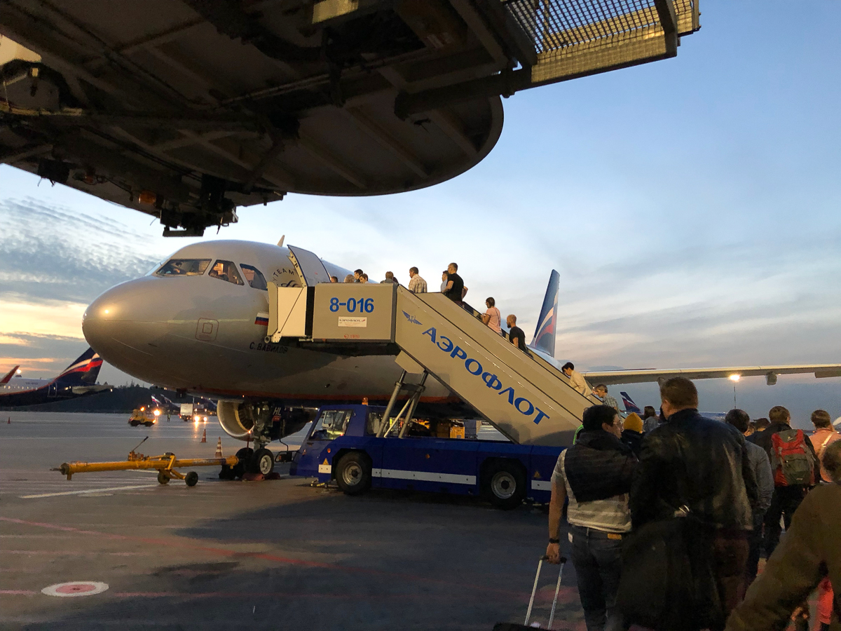 シェレメチェボ乗り継ぎ